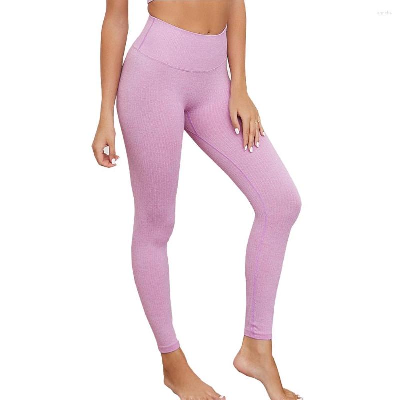 

Active Pants Sports Leggings For Woman Yoga Outfit High Stretchy Comfortable Gym Trousers Fitness Workout Wear Slim Leggins, Purple