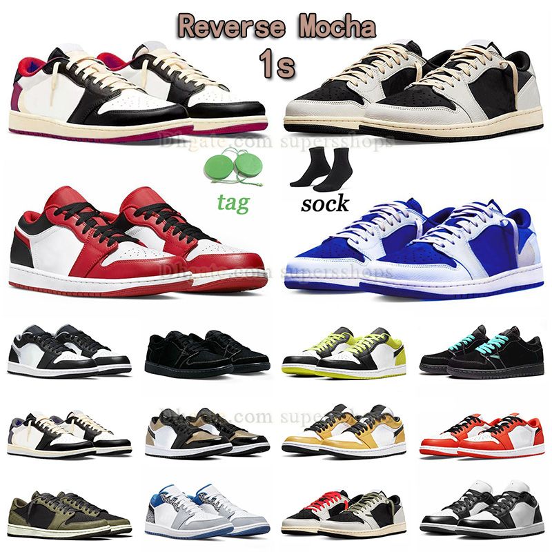 

jumpman 1 original basketball shoes 1s low black toe sail black white blue chicago men women sneakers panda reverse mocha black phantom fragment unc outdoor trainers, C12 36-47 ts og olive