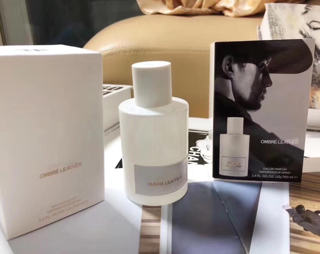 

Classic men039s perfume white ombre leather EDP100ML34FLOZ lasting fragrance spray unlimited charm high quality9829731