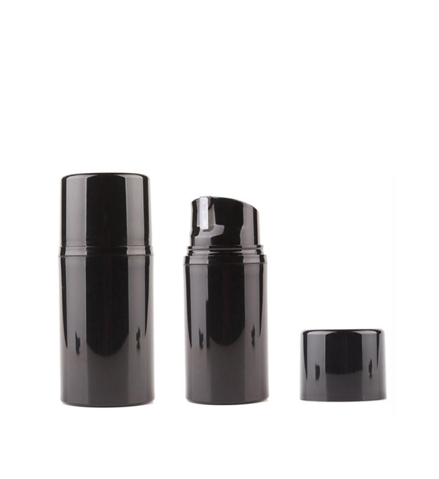 

12pcs 30ml 50ml 80ml 100ml 120ml 150ml Empty Airless Lotion Cream Pump Bottle Black Skin Care Personal Care Travel Containers4170457