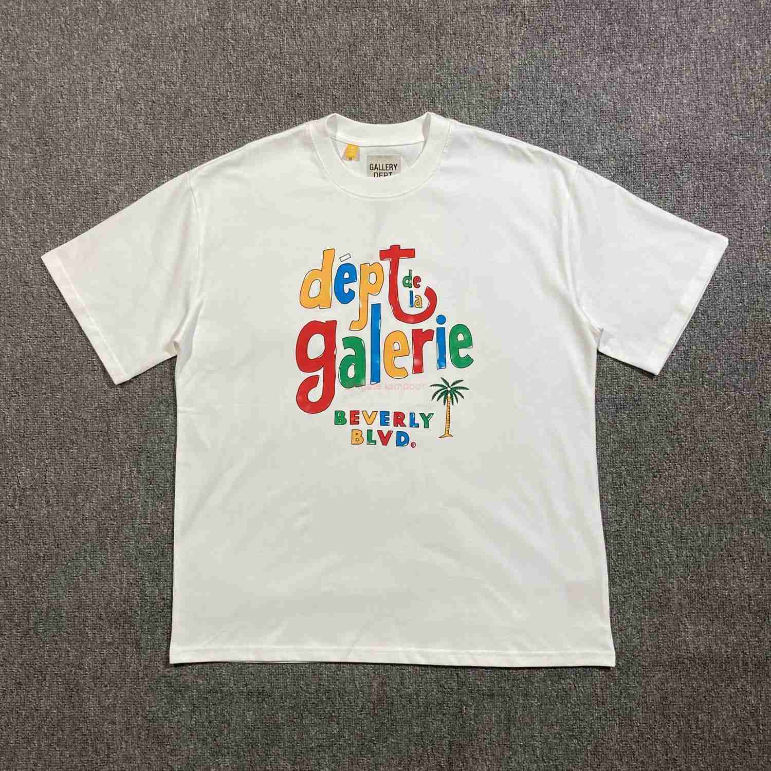 

Designer Fashion Clothing Tees Tshirt Galleryes Depts Direct Spray Colorful Letter Printing American Vintage High Street Loose Couple Short Sleeve Tshirt Luxury C, 2008 white