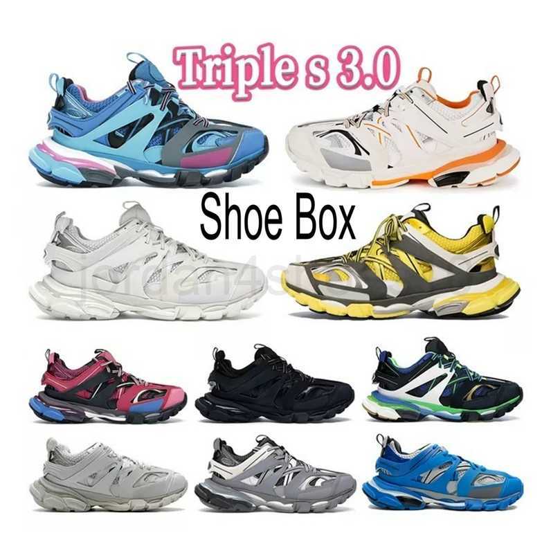 

Top Mesh Nylon Printed Shoes 3M Triple S Platform Casual Luxurys Designer Men Track 3.0 Sneakers Sneaker Tess.s.Gomma 100% leather Trainers With Box size 36-45 5.0, 24
