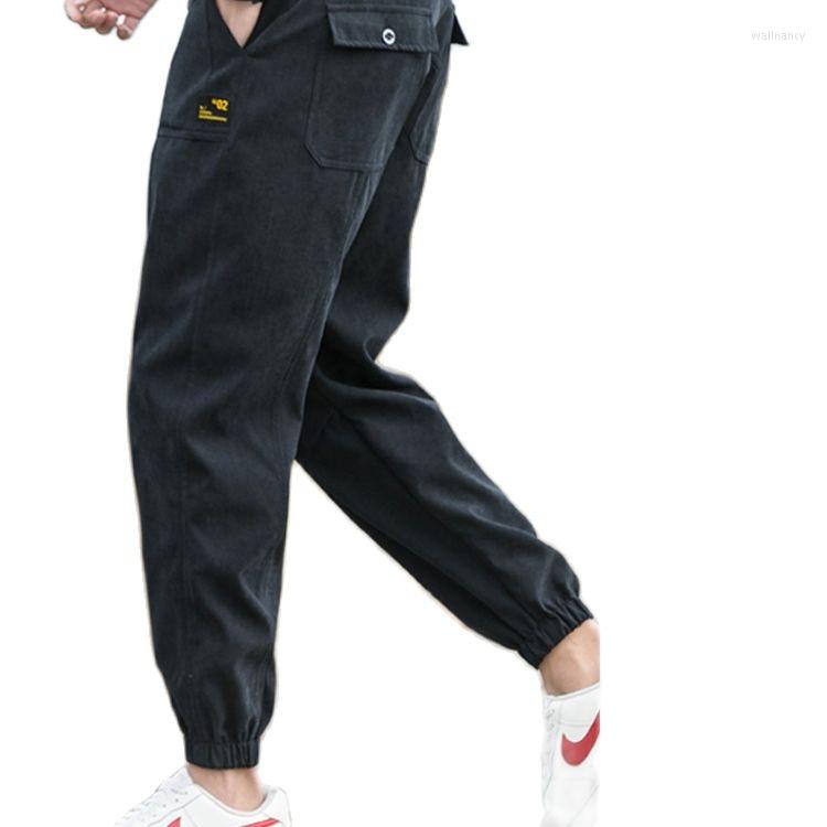 

Men's Pants Overalls Summer Thin Trousers Fashion Loose During The Spring And Autumn Sports Leisure, Gray