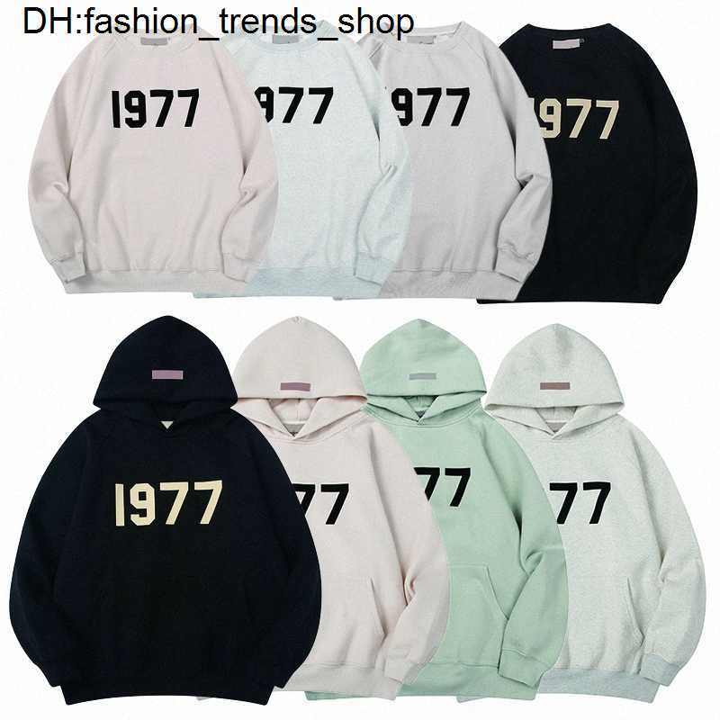 

1977 Designer Essen Hoodies Hoody Men Essentail Pullover Sweatshirts Oversized Clothing Tops Quality Mens Womens Hooded Jumper Refflective Letter Print1, Customize