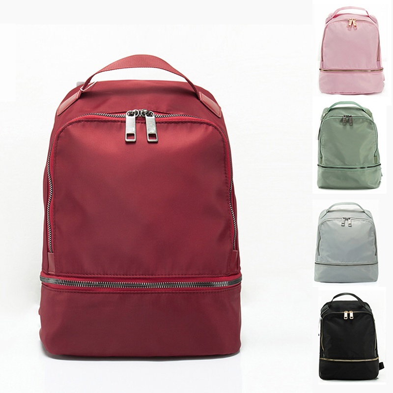 

LL NEW womens Yoga Shoulder bags Designer Bag Sport Backpack Fitness large Travel fashion backpack outdoor nylon fold Dry wet separation High-quality 10L Backpacks