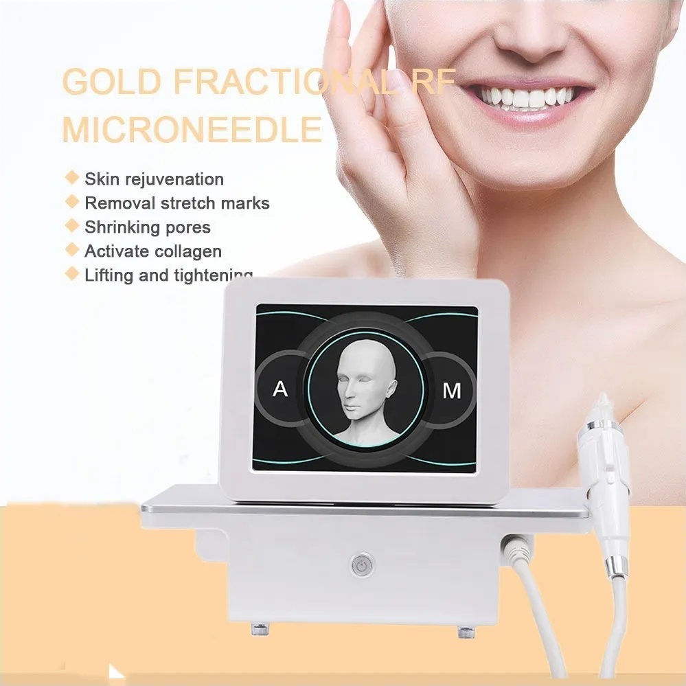 

Microneedle Fractional RF Machine Micro Needle Equipment Skin Care Beauty Device Wrinkle Removal Face Lifting Tighten Shrink Pores Anti Stretch Marks