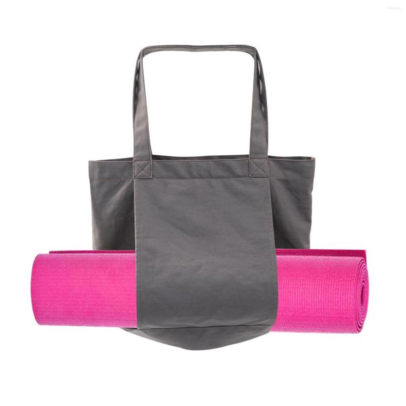 

Outdoor Bags Women Portable Zipper Pocket Universal Pilates Sports Large Capacity Gym Beach Travel Carrier Yoga Mat Bag Canvas Tote, Picture shown