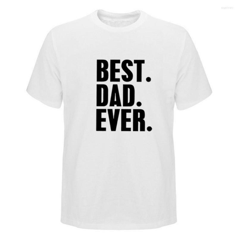 

Men's T Shirts 1pc DAD EVER Men Stylish Slim Print T-shirt With Letters Funny T-shirts Father's Day For Father (White, Black