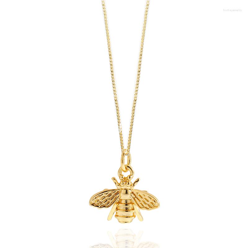 

Pendant Necklaces Vintage Fashion Exquisite Bee Necklace For Women Personality Trend Clavicle Chain Jewelry Gift