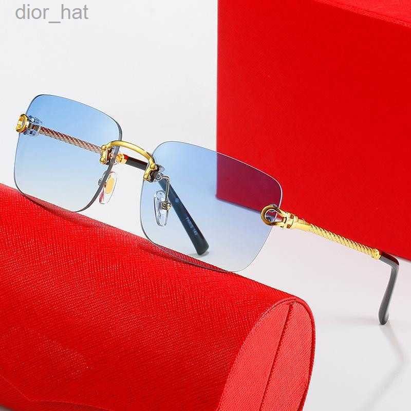 

Designer sunglasses eyewear glasses goggle driving uv black square eyewear discoloration conjoined lenses frame polarized sunglass tiger carti lunette de soleil