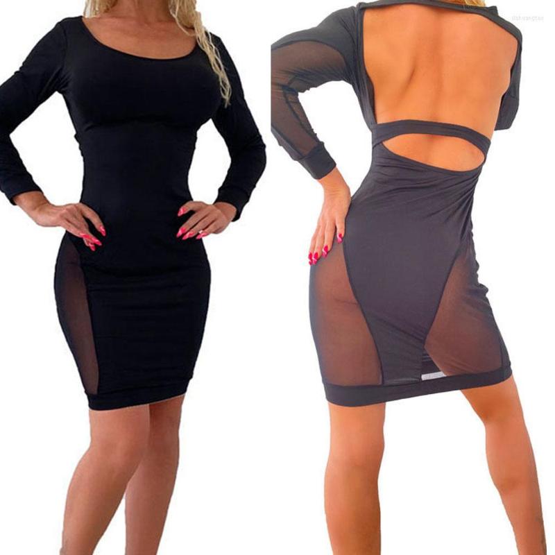 

Casual Dresses Fashion Spring 2023 Long Sleeve Sexy Black Bodycon Dress Women Square Neck Vintage Ruched White Mini Party For, W573951
