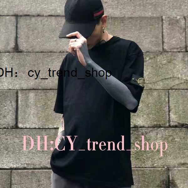 

Men's T-shirts Shirt Designer Stoness Summer Menswear Loose Letter Print Lovers Street Fashion 100% Cotton 21, Grid compass black