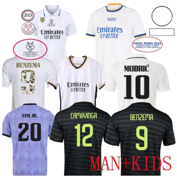 

Camisetas Real Madrid Soccer Jerseys Copa del Rey Final Kids Kit 23/24 Goalkeeper Football Shirt Futbol VINI JR BENZEMA Champion Special 2023 2024 Player Version ESt, 14