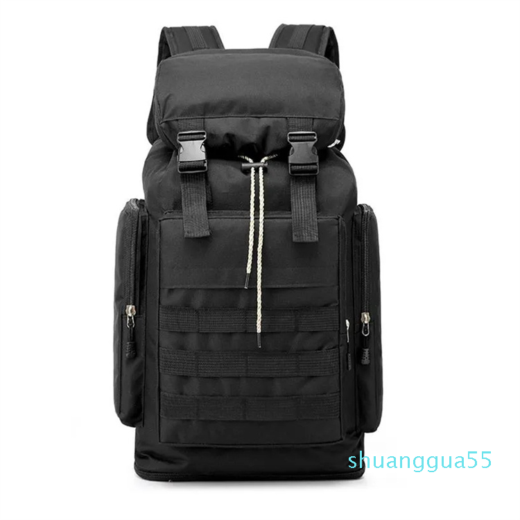 

Outdoor Backpack Men's Travel Bag Military Fan Backpack Travel Camping Mountaineering Individual, Camouflage gray