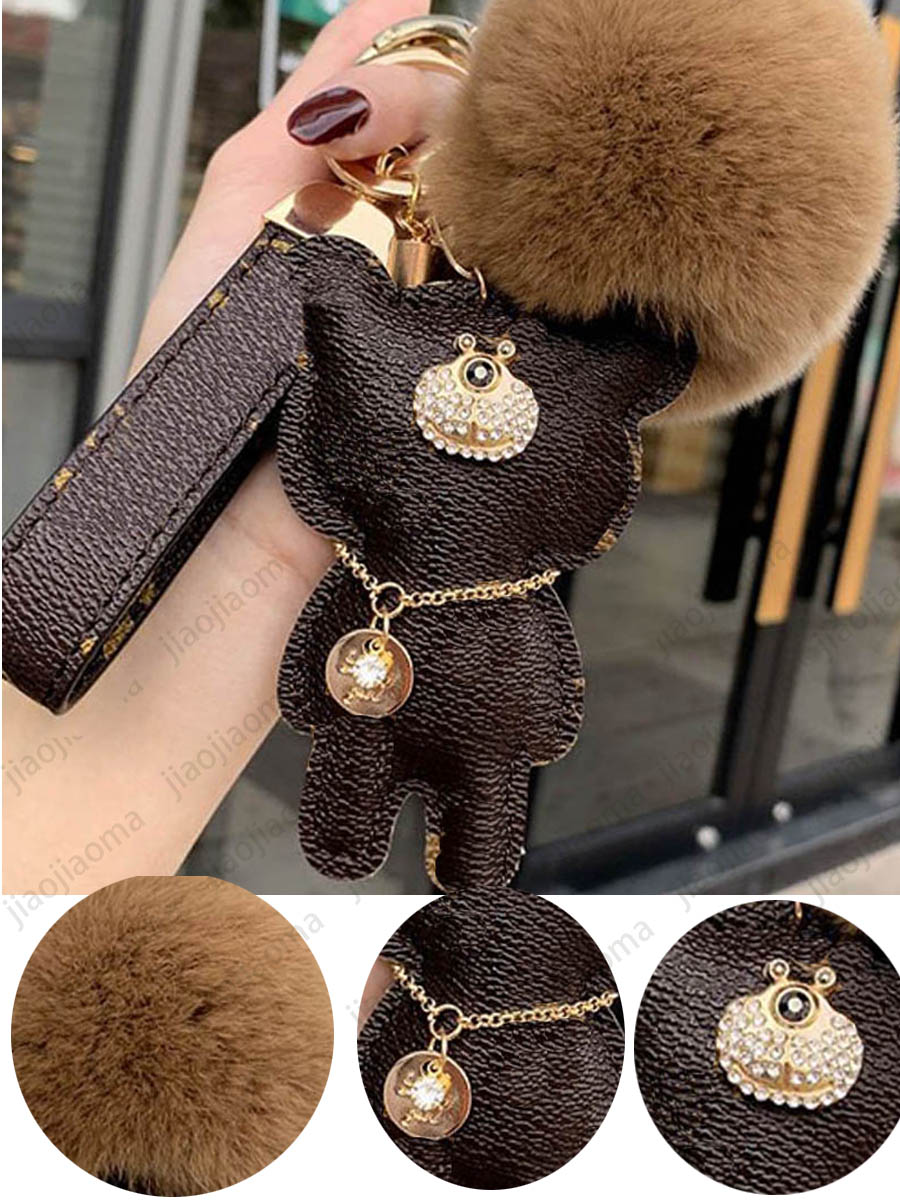

NY Keychain Brand Designer Keychain Man Luxury Car Keycring Ladies Fashion Keychains High Quality Leather Mens Mens Women Bag Accessories Pendant 30