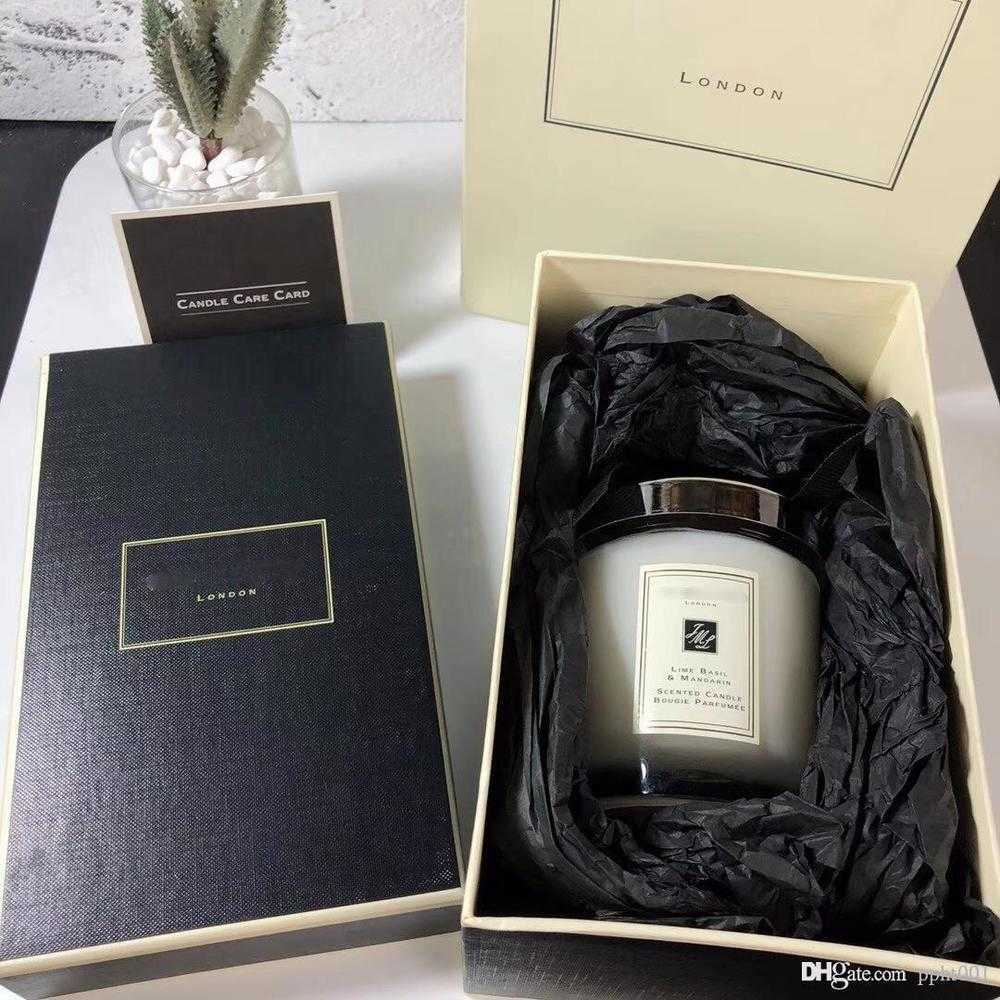 

Scented Candle Perfume Christmas Limited Edition Edc English Pear Red Rose Fragrance Candles Room Deodorant Durable Flavor the Same Brand8282