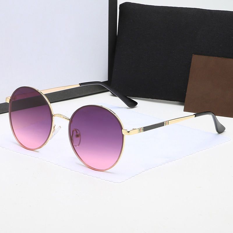 

Luxury Designer High Quality Sunglasses Retro Sunglasses Men's Goggles Premium Glasses Women's Frame Retro Metal Sunglasses Casual Unisex