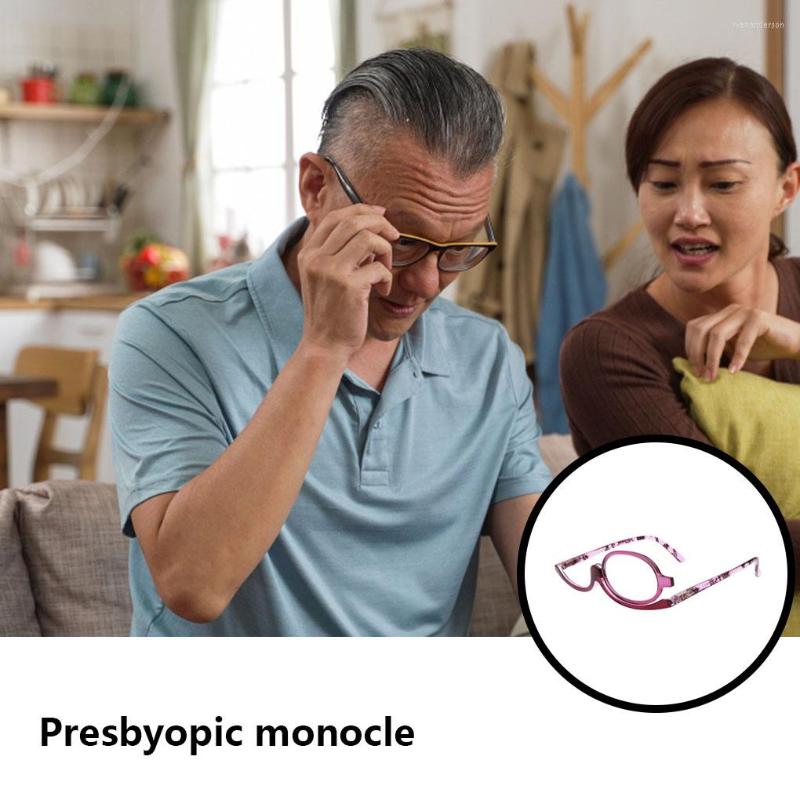 

Sunglasses Rotatable Reading Glasses Home School Library Classic Style Presbyopic Eyeglass Portable 200 Degree Eye Accessory