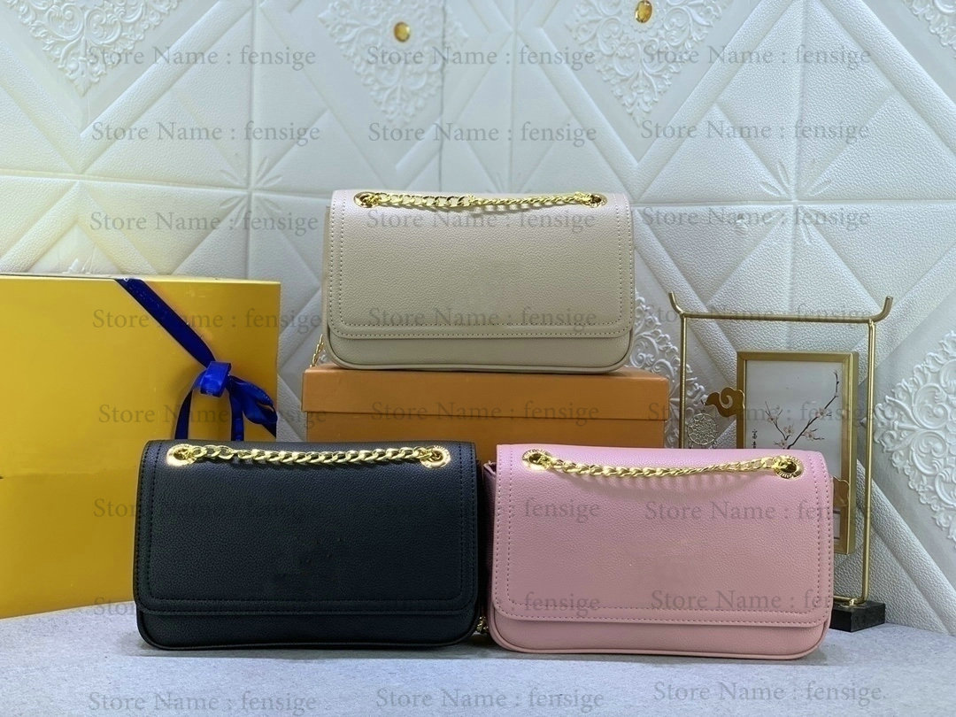 2023 LOCKME East West Chaîne Sac Femmes Twist lock Shouler Sac Designers Cuir Grainé Vintage Flap Sacs Mode Bandoulière Bourse M22303 M22304 M225