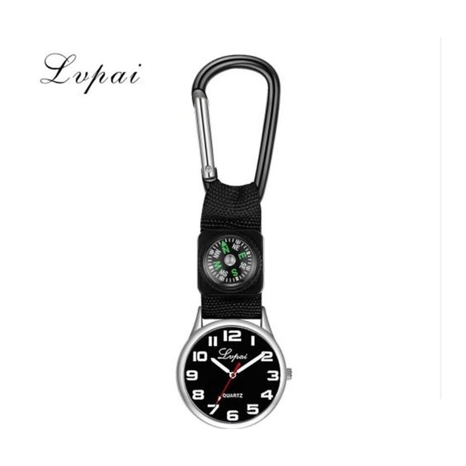 

Pocket Watches Pai Famous Brand Men Top Luxury Bag Clock Quartz Wristwatch Stainless Steel Compass Climber Sport Watch Lp183 Drop Del Dhhun