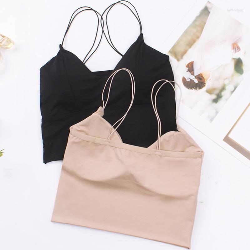 

Bustiers & Corsets Simple Fashion Tube Top For Women Bra Tops Wireless Lingerie Camisole Sexy Push Up Ladies Crop, Black