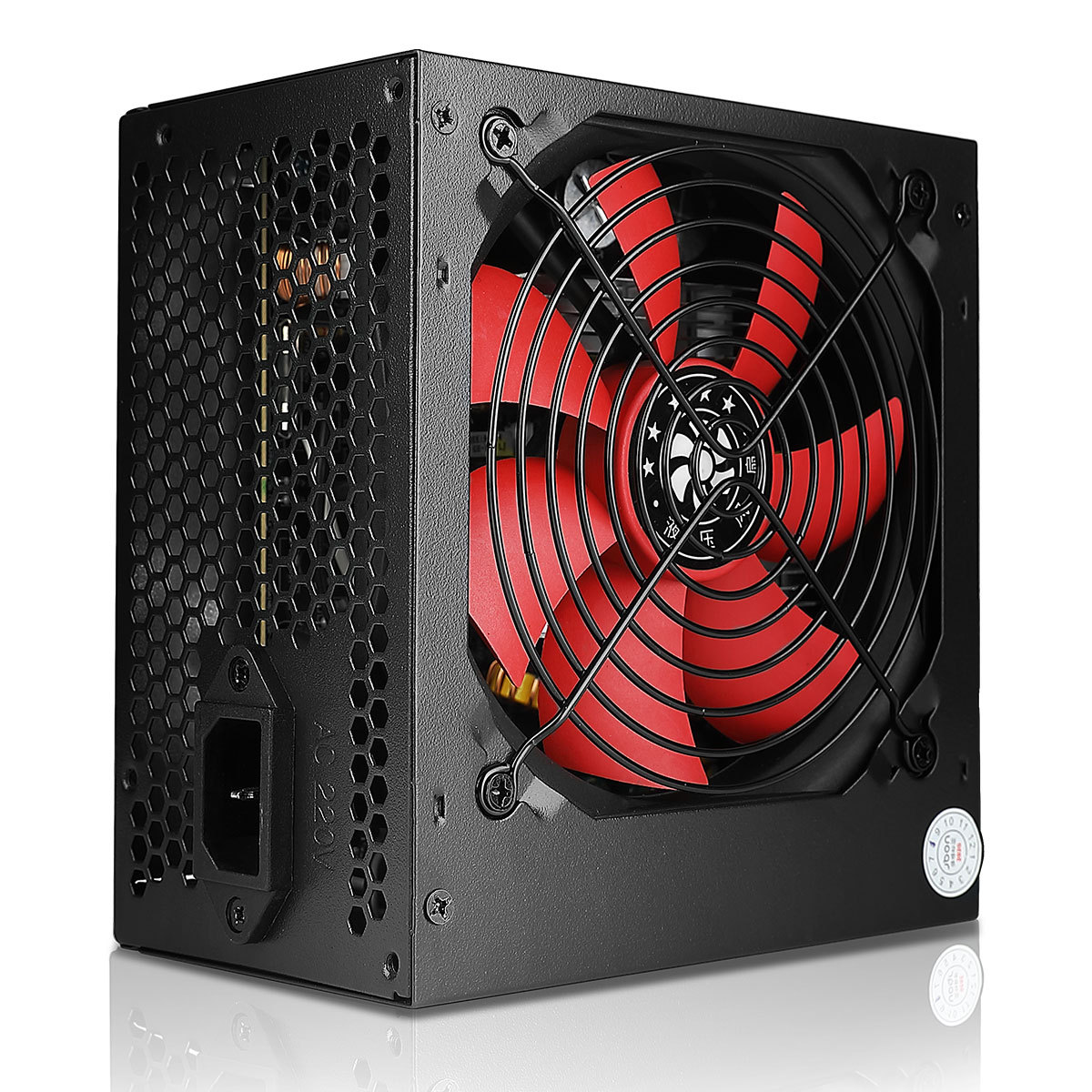 juebei 600ws desktop computer power supply esports dual 6pin graphics card rated 500w silent desktop host power supply-image-865323018