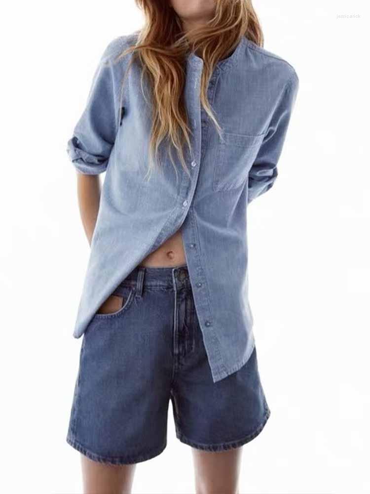 

Women' Shorts Women 2023 Chic Fashion Casual Wide-leg Side Pockets Denim Vintage High Waist Zipper Female Skorts Mujer, Shorts 2