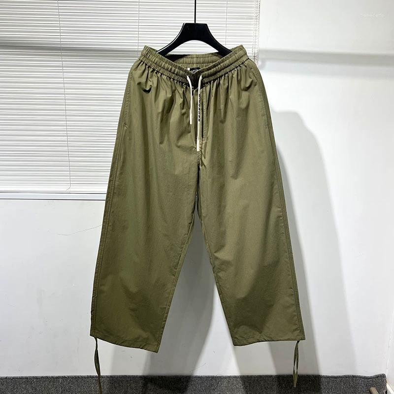 

Men's Pants Owen Seak Men Casual High Street Wear Pencil Length Men's Sweatpants Spring Harem Black