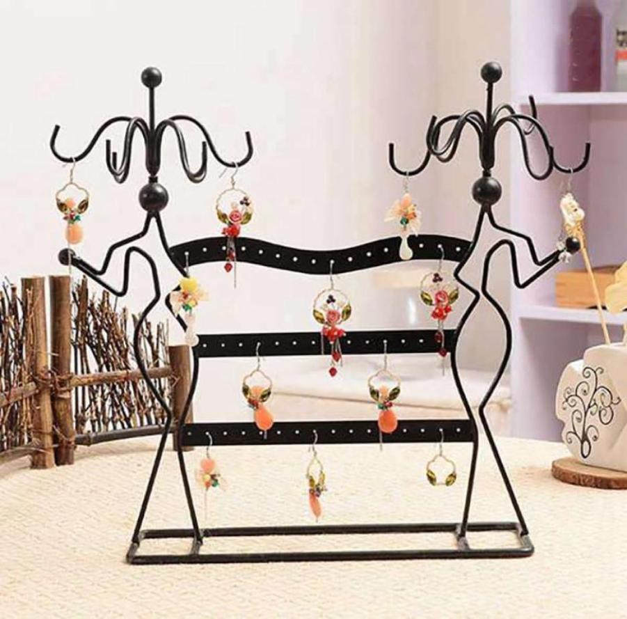

Jewelry Pouches Bags Earring Organizer Display Rack Stand Dangle Hook Earrings Showcase For Home Decor Jewellery4007302