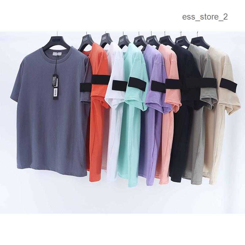 

Mens Shirts Topstoney Summer Men Trendy Cotton Stone Tshirt Male Short Sleeve Islanded Collar Polo Stones Shirt UQC3, 620-8
