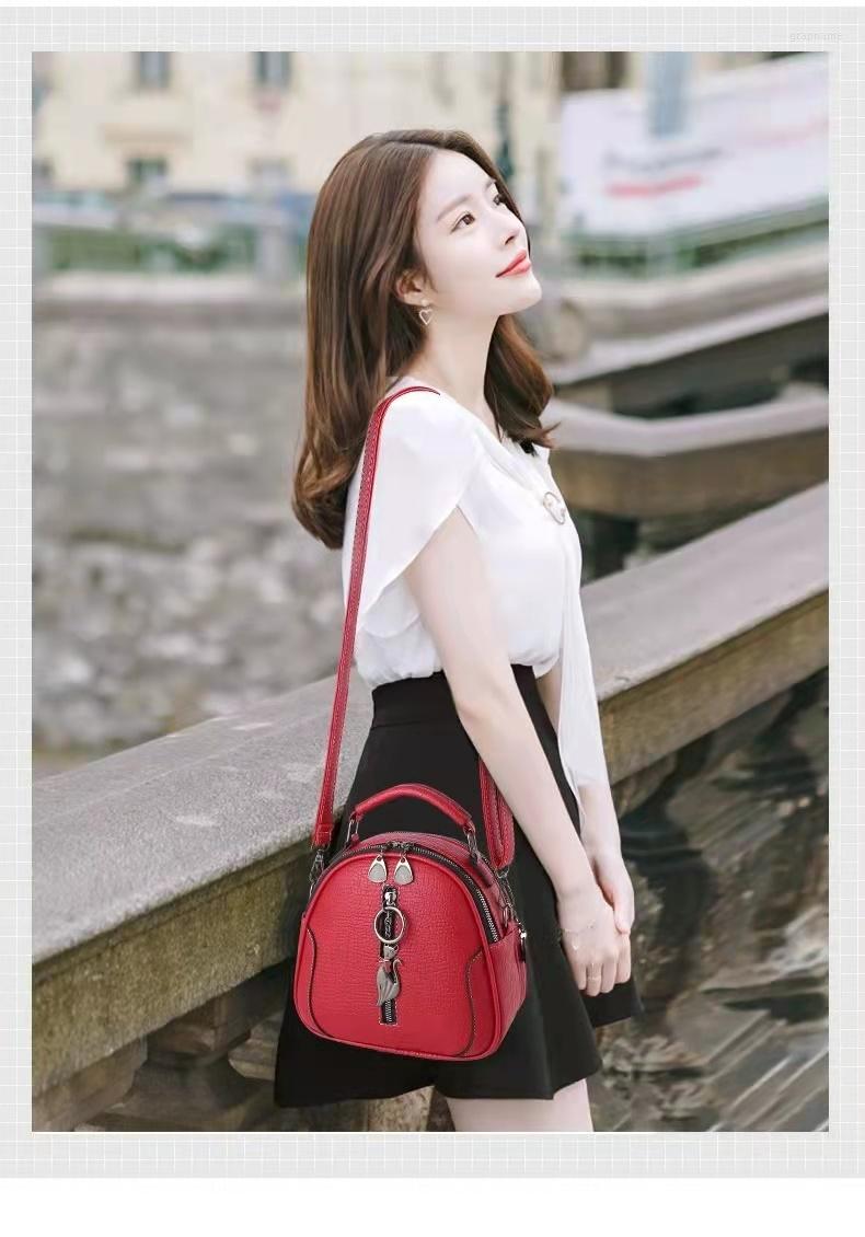 

Evening Bags Women Crossbody Bage Lady Small Shell Bag Vintage High Quality Solid PU Leather Shoulder, Army green