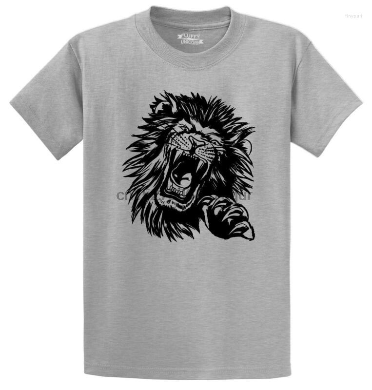 

Men's T Shirts Mens Lion Face T-Shirt Animal Graphic Tee Shirt, Notprint