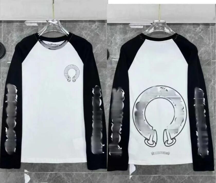 

Classic Brand Womens Heart Sweatshirts Ch Fashion Designer Horseshoe Chromes Long Sleeve T-shirt Cross Print Mens Casual Tops Quality Luxury Pullover Pink Sweaters, F111