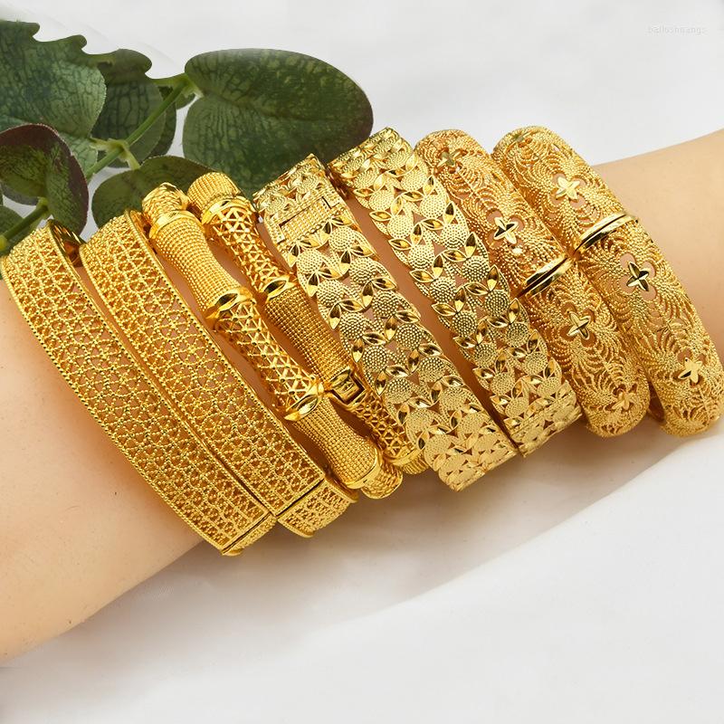 

Bangle Selling Luxury Gold Plated Bracelet For Wedding Engagement Jewelry Bangles