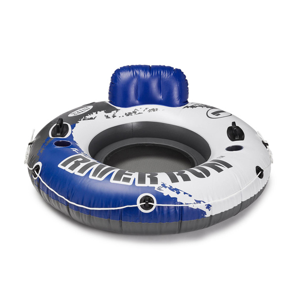 River Run 1 Person Inflatable Tube Raft Float for Lake, Pool, and River-image-865300736