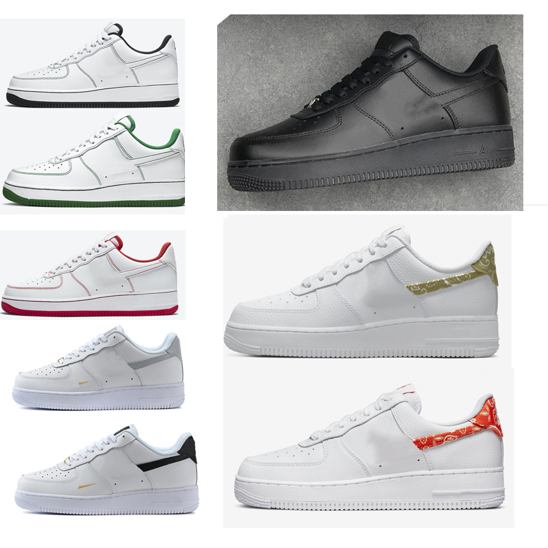 

Designer Shoes Women Mens AirForces Leather Luxury Comet Red Team Royal Printing Brown Light Green Spark Skeleton Orange Airforces 1 sneakers trainers 36 45, #21