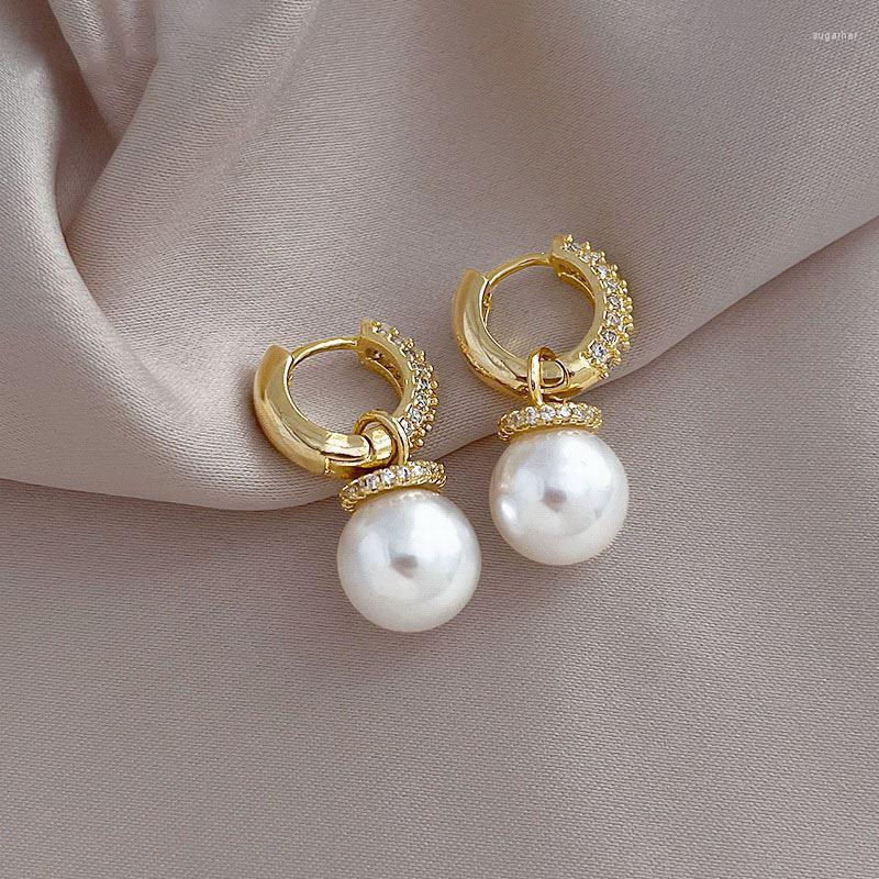 

Dangle Earrings Korean Fashion Trend Exquisite Luxury High Quality Imitation Pearl Gift Banquet Wedding Women Jewelry 2023