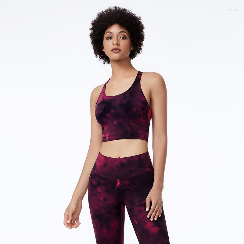 

Active Pants Yoga Short-sleeved Sports Tops Women's Fitness Clothes Gym Running High Waist Leggings Suits, Red