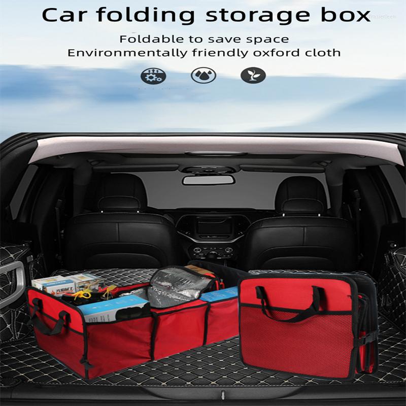 

Car Organizer Universal Storage Trunk Collapsible Toys Food Truck Cargo Container Bags Box Black Stowing Tidying