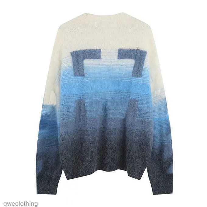 

womens mens Designers Arrow Color sweater Gradient cardigan lover senior classic multicolor round neck Autumn winter keep warm comfortable XGWP, 12