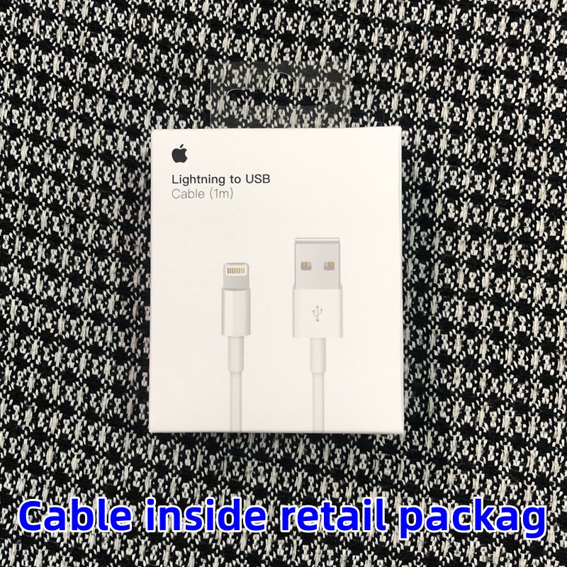 

1m 3ft 2m 6ft original Apple USB To Lightning Cables Fast Charging Cable for iphone High Quality Phone Charger Cables with Retail Box, White
