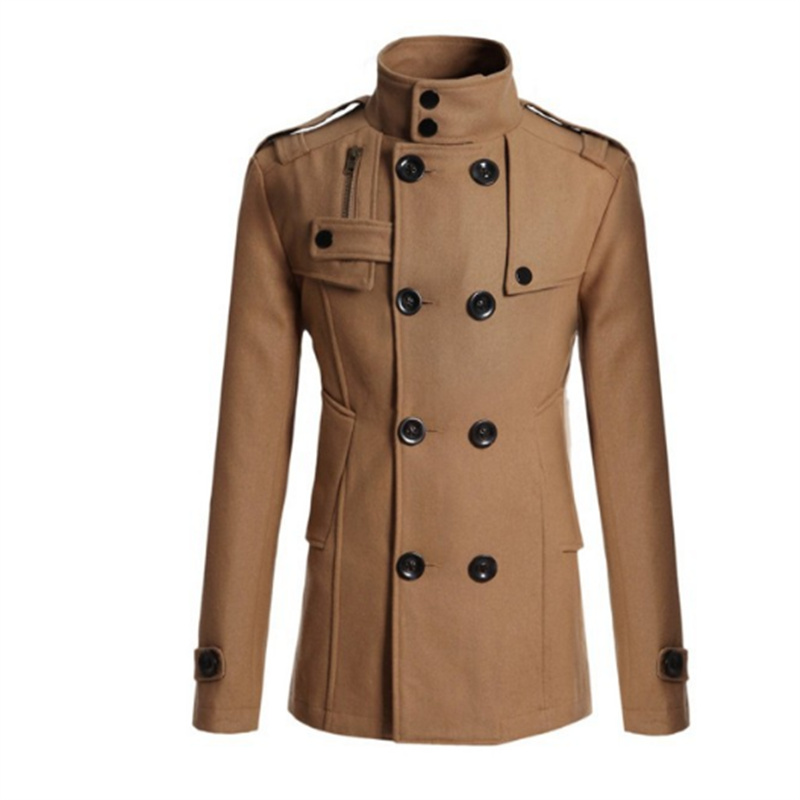 

Men's Cotton & Blends coat spring 2023 new slim handsome windbreaker coat business casual Overcoat Jackets for men Asian Size