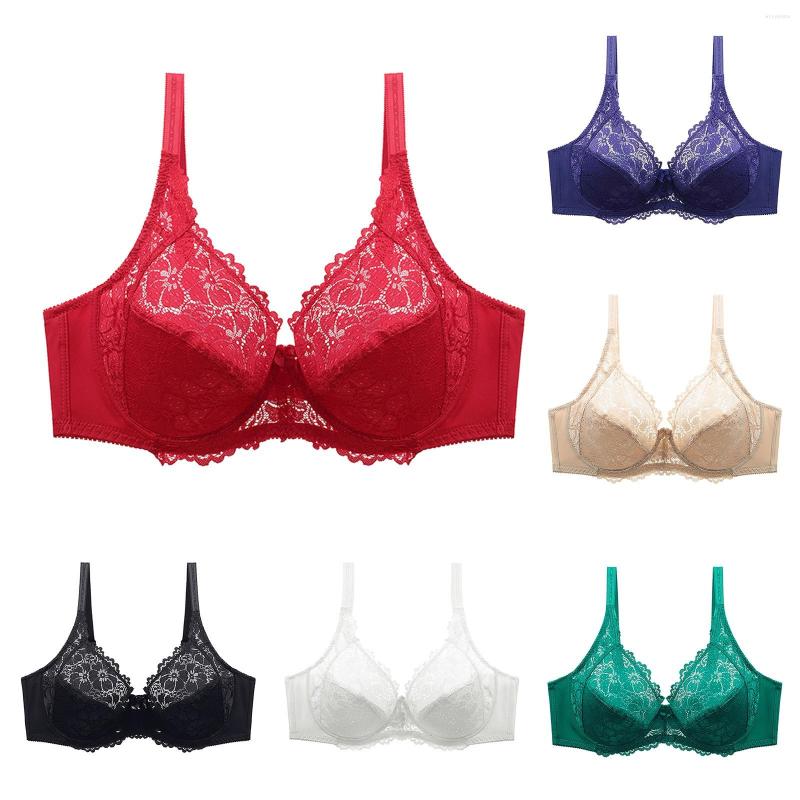 

Bras Sports For Women With Support One Shoulder Bra Top Womens Underwire Women's Lace Ultra Thin Large Size, Blue