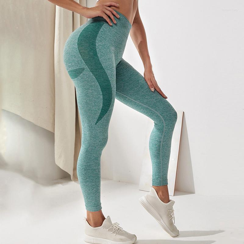 

Active Pants Yoga Leggings High Waist Fitness Seamless Workout Running Tummy Control Training Tights, Black