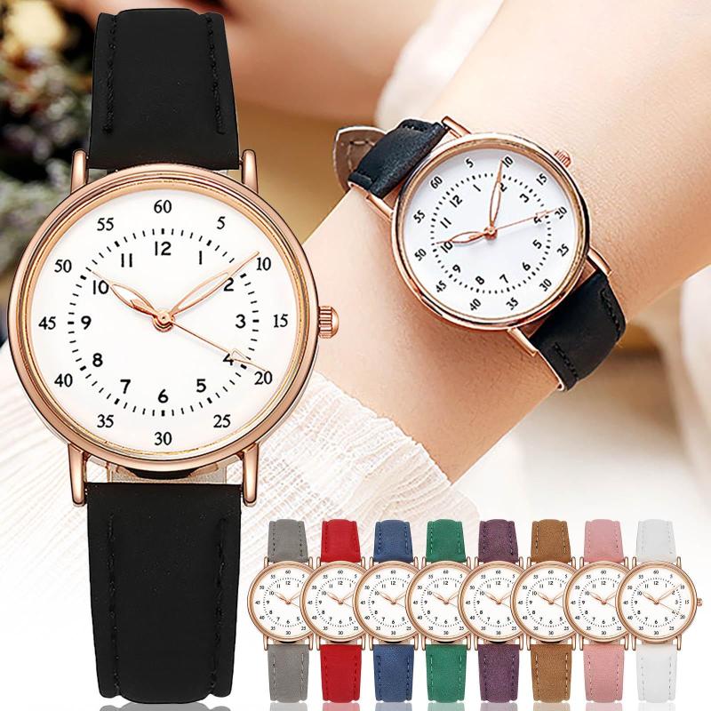 

Wristwatches Modern Fashion Black Quartz Men Watches Dial Watch Simple High Quality Clock Wristwatch Ultra-Thin Date For Sports, Pink