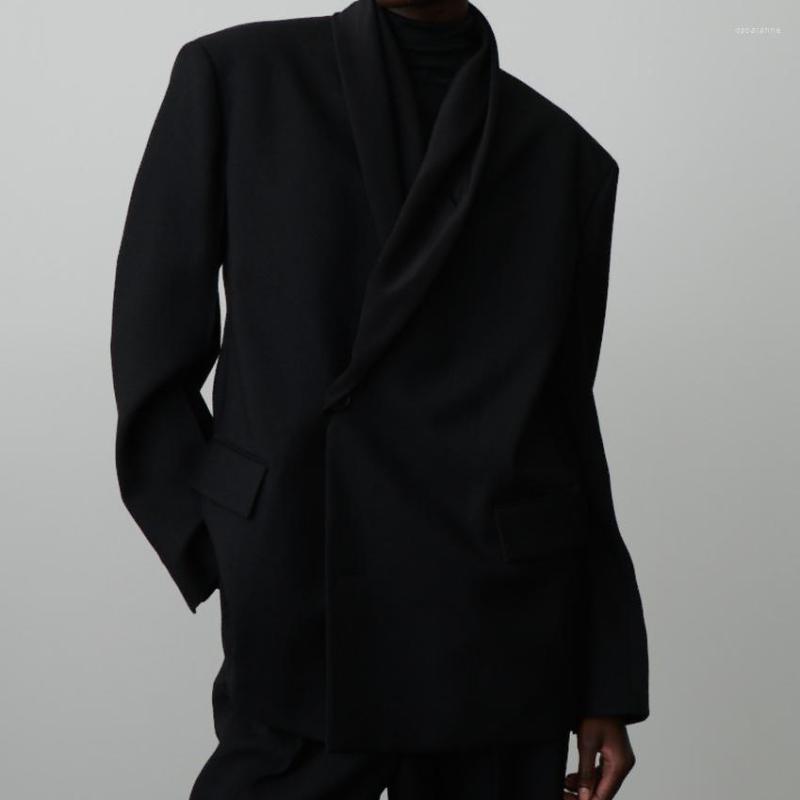 

Women' Suits 2023 Wool Blend Stitching Crepe Suit Jacket Women Blazer, Black