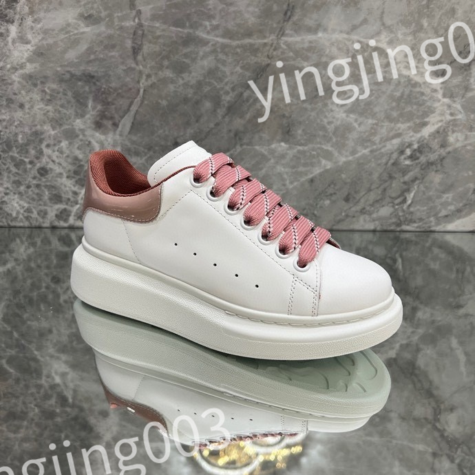 

New top Hot Luxury Men's Ladies Casual Shoes Fashion Leather Colorblock Flat Street Couple Sneakers Outdoor Running Shoes 39-46 Sizes, 03