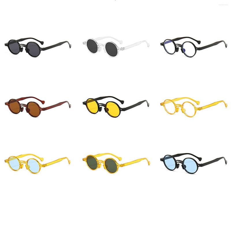 

Sunglasses Retro Small Circle High-grade Plastic Material Novelty Party For Kids Adults Beach Props FS99