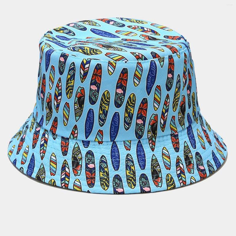 

Berets Adult Hat Printing Basin Outdoor Fisherman's Sunshade Bucket Fashion Baseball Neon Hats Olive Men, White