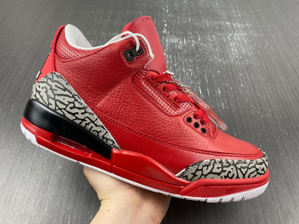 

Original Quality DJ Khaled Jumpman 3s Basketball Shoes Men 3 Grateful University Red Black Cement Classic Designer Sneakers, #1